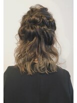 リコ(LIKO)&nbsp;大人のハーフアップ/ヘアセット/結婚式セット/結婚式ヘア