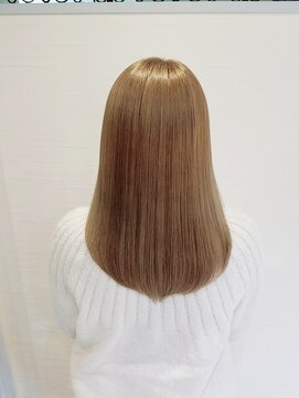 ラ ブランシュ 大宮(La Blanche) 大宮/マロンベージュ/Aラインボブ/かき上げ/ニュアンスマッシュ