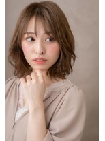 カバーヘア イヴ 戸頭店(COVER HAIR EVE) フォギーベージュが大人可愛い小顔ふわミディZ戸頭20代30代40代