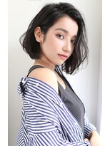 ロゼ 六甲道(ROSE)&nbsp;【ROSE六甲道】マニッシュショート ネイビーカラー フレンチボブ