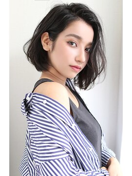 ロゼ 六甲道(ROSE) 【ROSE六甲道】マニッシュショート ネイビーカラー フレンチボブ