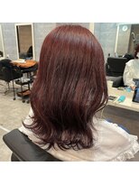 アンダーバーホワイト 栄店(_WHITE)&nbsp;ブリーチなしピンクバイオレット