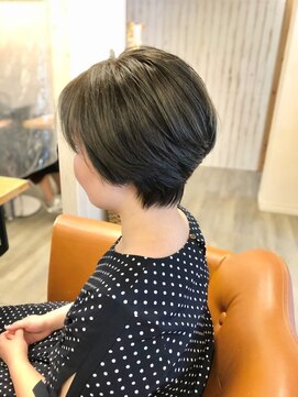 アンプリュス リアン(1+ Unplus lien) マットブルージュ前下がりショート/亀戸