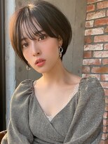 30代40代50代◎大人ナチュラルレイヤーショートボブ　表参道