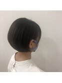 丸みが可愛いショートbob