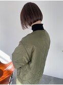 ボブ/ハイライト/ベージュカラー〔立川〕