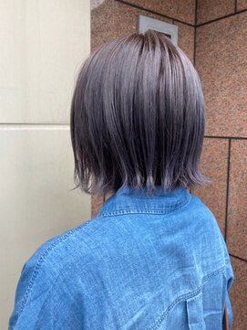 ケースプラスグリーン(CASE+GREEN) ◎デニムカラー×外ハネボブ