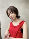 ツヤ髪スタイル#小顔ヘア#外ハネボブ#ウルフヘア#＃レイヤー