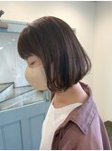 ショートバングボブ