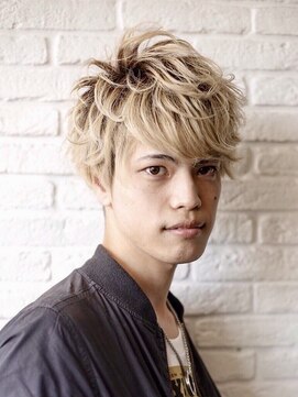 オキサバイオムヘアー(OXA by HOMME HAIR) ルーズカールマッシュ    【OXA by HOMME HAIR】