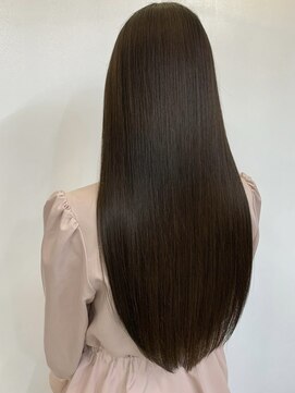 アンセム(anthe M) 髪質改善トリートメント韓国ミルクティーベージュカラーブリーチ