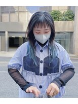 バド(bado)&nbsp;ブルー×ざくざく前髪