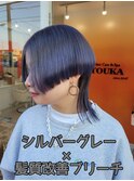 シルバーグレー×髪質改善ブリーチ