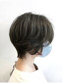 ハンサムショート×オリーブグレージュカラー☆