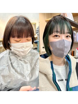 サンド 表参道(sand) 表参道ダブルカラーブリーチインナーカラー10代20代30代