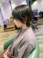 ヘアースパリゾート リアン 燕三条店(Lien)&nbsp;ショートウルフ_ダークオリーブ