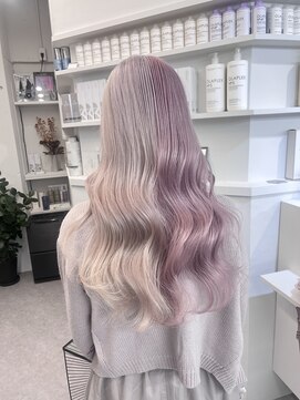 ペレ 栄店(PELE) 黒髪/グレーベージュ/ハイトーン/ブリーチ/渋谷