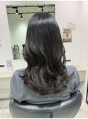 コテ巻きレイヤースタイル