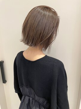 コルソ バイ ケーツー(CORSO by k-two) ハイライト*透明感グレージュ*ワンレンボブ*切りっぱなしボブ