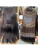 【AnFye】うる艶髪縮毛矯正Before&After音波