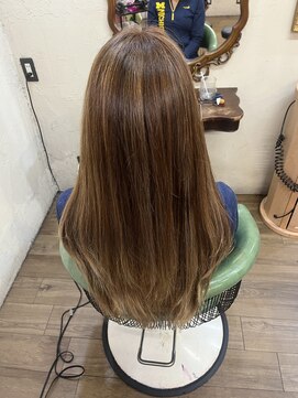 ベレッタ 枚方店(veretta.) ハイライトcolor 山本綾香/白髪ぼかし/ベージュ/グレージュ/艶髪