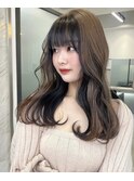 (lilley内堀)韓国ヘア×インナーカラー×顔周り