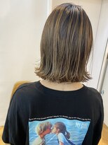 リフル 八王子(RIFULL)&nbsp;ハイライト　レイヤー ショートヘア　ボブ　くびれレイヤー