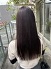 【癖や広がりが気になる方に】カット+縮毛矯正+質感再生トリートメント