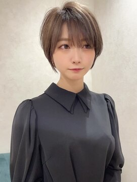 ロンドウル 熊本(Lond ulu) 丸みショート／ベージュカラー／2way [熊本/上通/下通〕