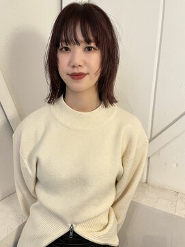 ソイ コンク 下北沢(soi conc) layer bob/bordeaux color_下北沢