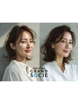 <良質な薬剤のみ導入*>加齢に伴う髪の悩みに特化したカラーや髪質改善トリートメントを導入[御影駅]