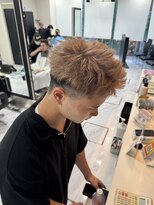 ウェーブス 大宮西口店(wave's)&nbsp;メンズ/ブリーチカラー/ミルクティーベージュ/目黒