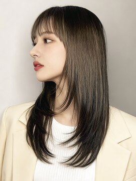 クローズ(cross-z) 顔周り/ レイヤーカット/韓国/酸性ストレート/東川口/浦和美園