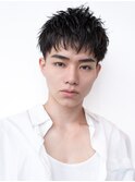 【アクティブショート×アップバング】メンズヘア/フェード