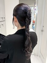 アールプラス 新宿(ar+)&nbsp;編み下ろしヘアスタイル