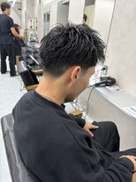メンズサロン キング 高槻店(Men’s salon K!ng)&nbsp;波巻きツイストスパイラルパーマ/フェザーパーマ/眉毛/メンズ