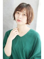 ラピス 銀座 blue店(Lapis)&nbsp;《30代～大人透明感》白髪ぼかしハイライト＋艶カラー