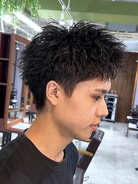 アクティブショート/静岡ショートパーマ/スパイキーショート