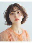ふんわりボブパーマ
