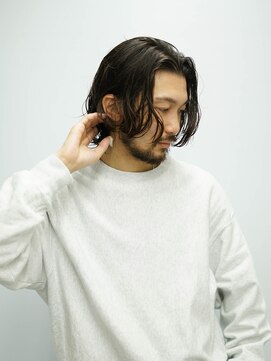 クラスコウベ 三宮店(Krass kobe) 耳かけメンズウェーブヘア【上野　竜司】