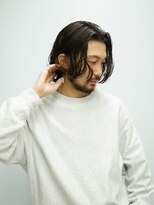 クラスコウベ 三宮店(Krass kobe) 耳かけメンズウェーブヘア【上野 竜司】