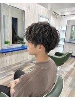 ルートヘア 辻堂店 韓国風ツーブロック束感パーマ