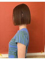 ザ スリック(THE SLICK) 顔まわりのレイヤーが上品なショート縮毛矯正