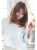 ふわっとルーズなフレンチミディ/パールベージュ/30代40代50代