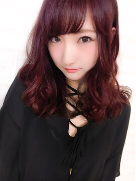 ローランド(Rowland) 《桐原真理子》ピンクカラー☆艶カラー☆ミディアム