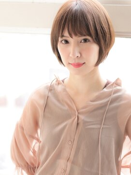 ヘアープロデュース ジェネシス(hair produce genesis) ◇genesis◇ナチュラルな前下がりショートボブ