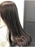 ブルーヴァイオレッド×ナチュラルストレート