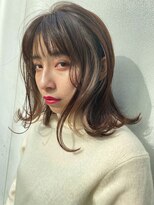 シー バイ ロンド 新宿(Sea by Lond) 【遠藤 駿】人気の小顔切りっぱなしロブ/ハイライトカラー