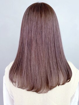 アイティー バイ アルバム 浦和店(IT by ALBUM) ピンクラベンダー_エアリーミディショートパーマ _ba311721