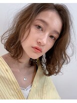 グッデイ ヘアー(GOOD DAY HAIR) マロンベージュ Aラインボブ パーマ ハイトーン